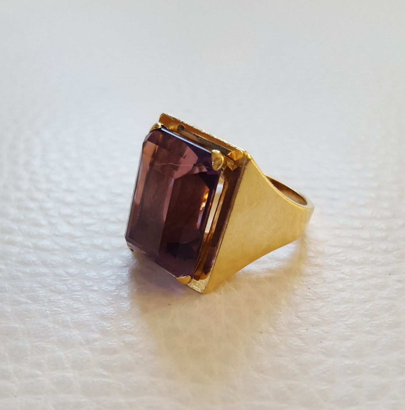 Anelli: Gold 750 Massiv Ring Mit Amethyst – Usato da Wald ZH venduto da Dasilver 3