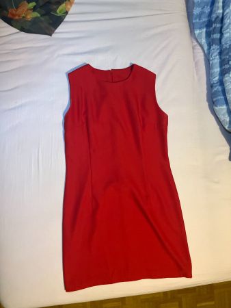 Damenkleid Rot Gr. 40 – Elegantes Etuikleid, figurbetont