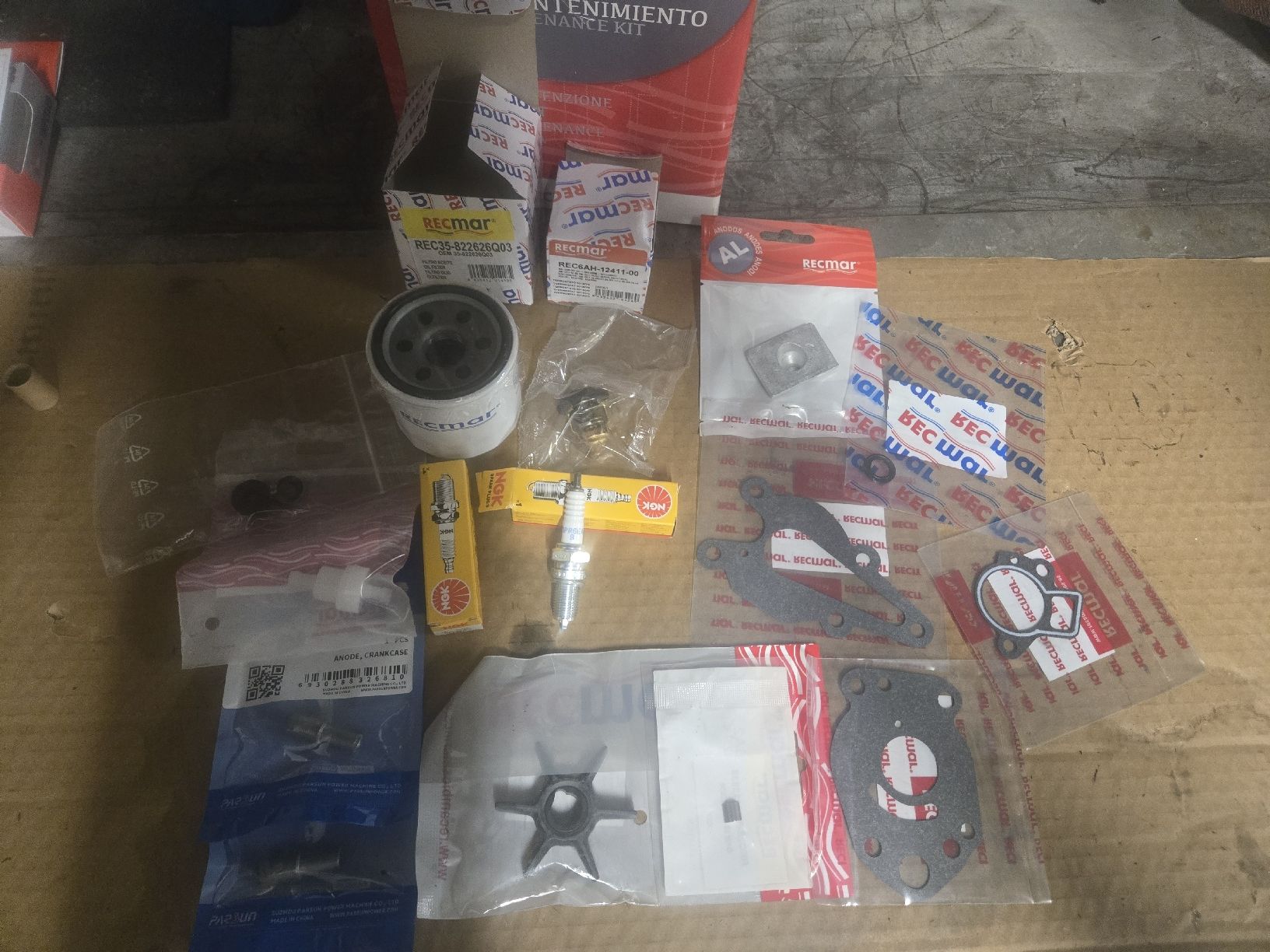 Mercury Motoren: Service Kit Aussenborder Mercury 8 bis 15PS – Neu und originalverpackt aus Gutenburg von shinobi0072