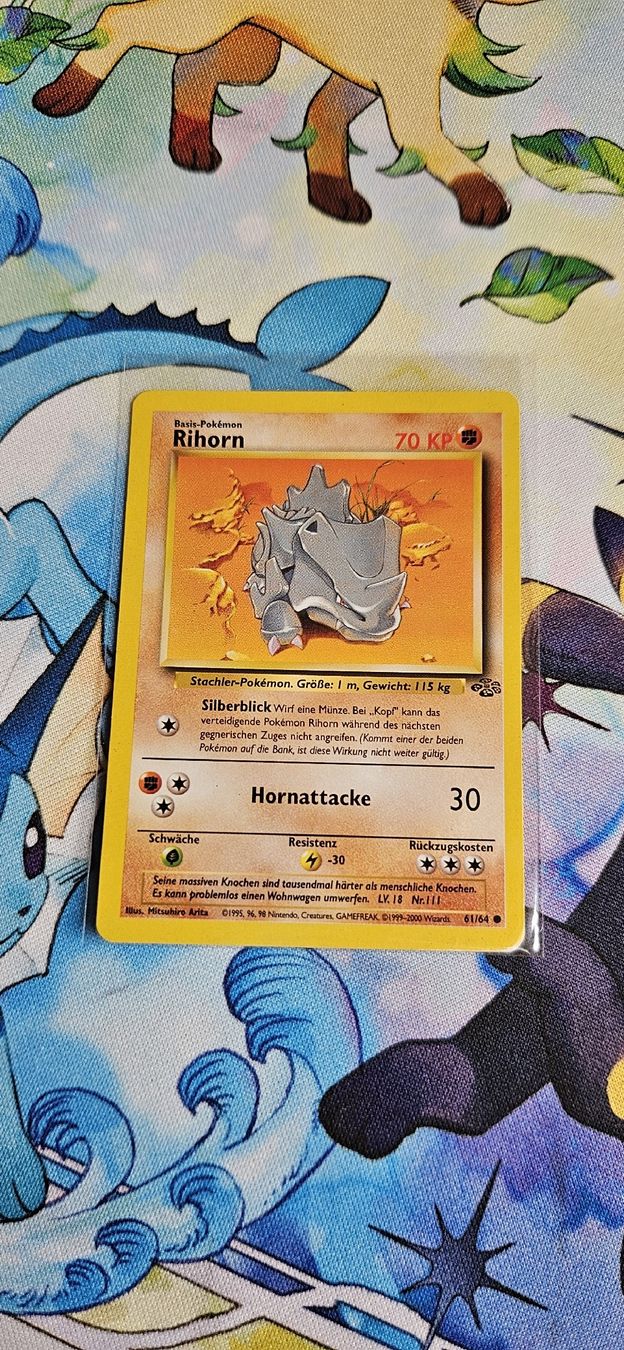 Pokémon Sammelbilder & Trading cards: Rihorn 61/64 Jungle ENG – Gebraucht aus Belp von Ginus85