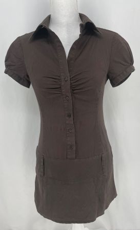 TALLY WEIJL Robe/Chemise longue brune