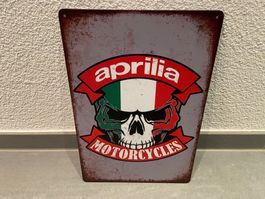 APRILIA METALL SCHILD Motor Sport TOP ANGEBOT!