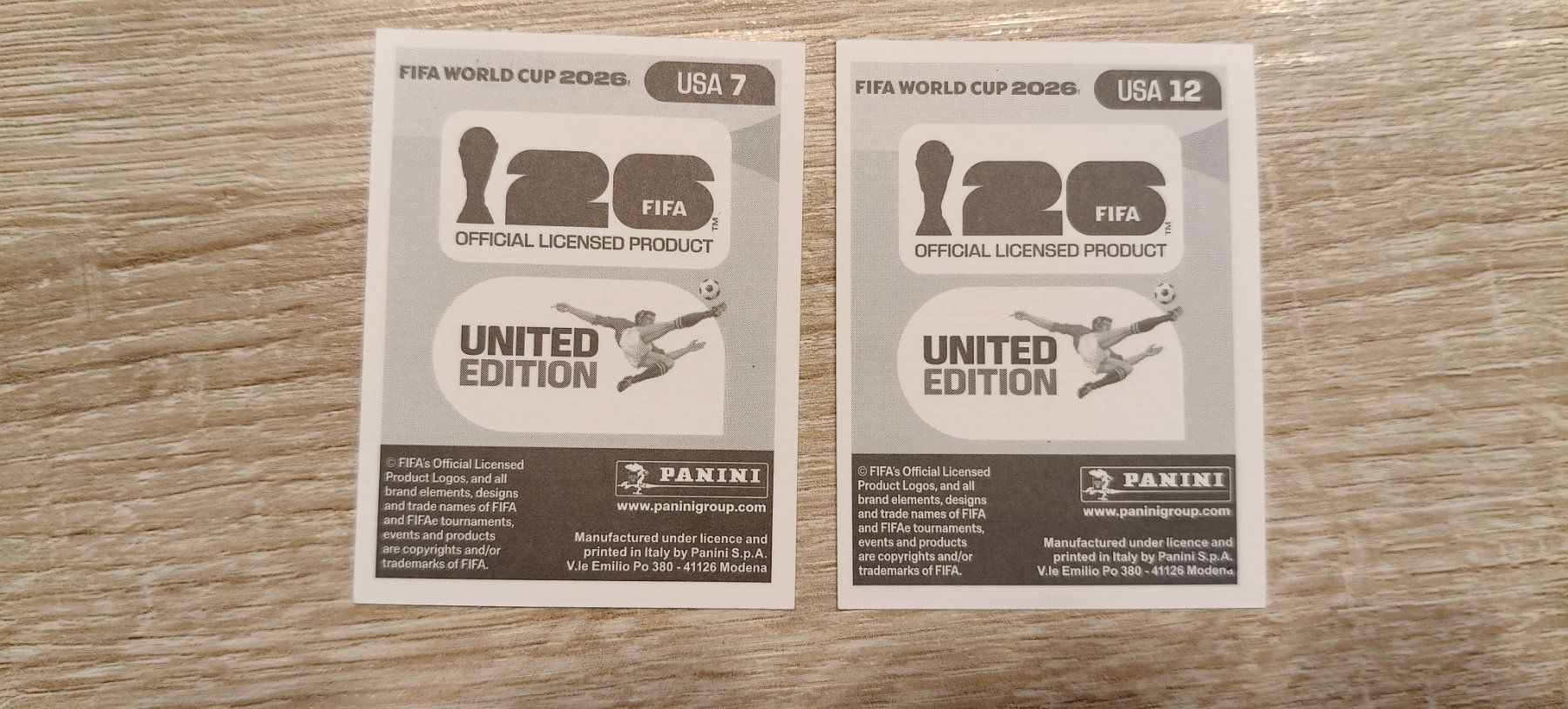 Panini Carte collezionabili: FIFA World Cup 2026 / USA 7 et 12 – Nuovo (secondo la descrizione) da Plan-les-Ouates venduto da col_vq9g 1