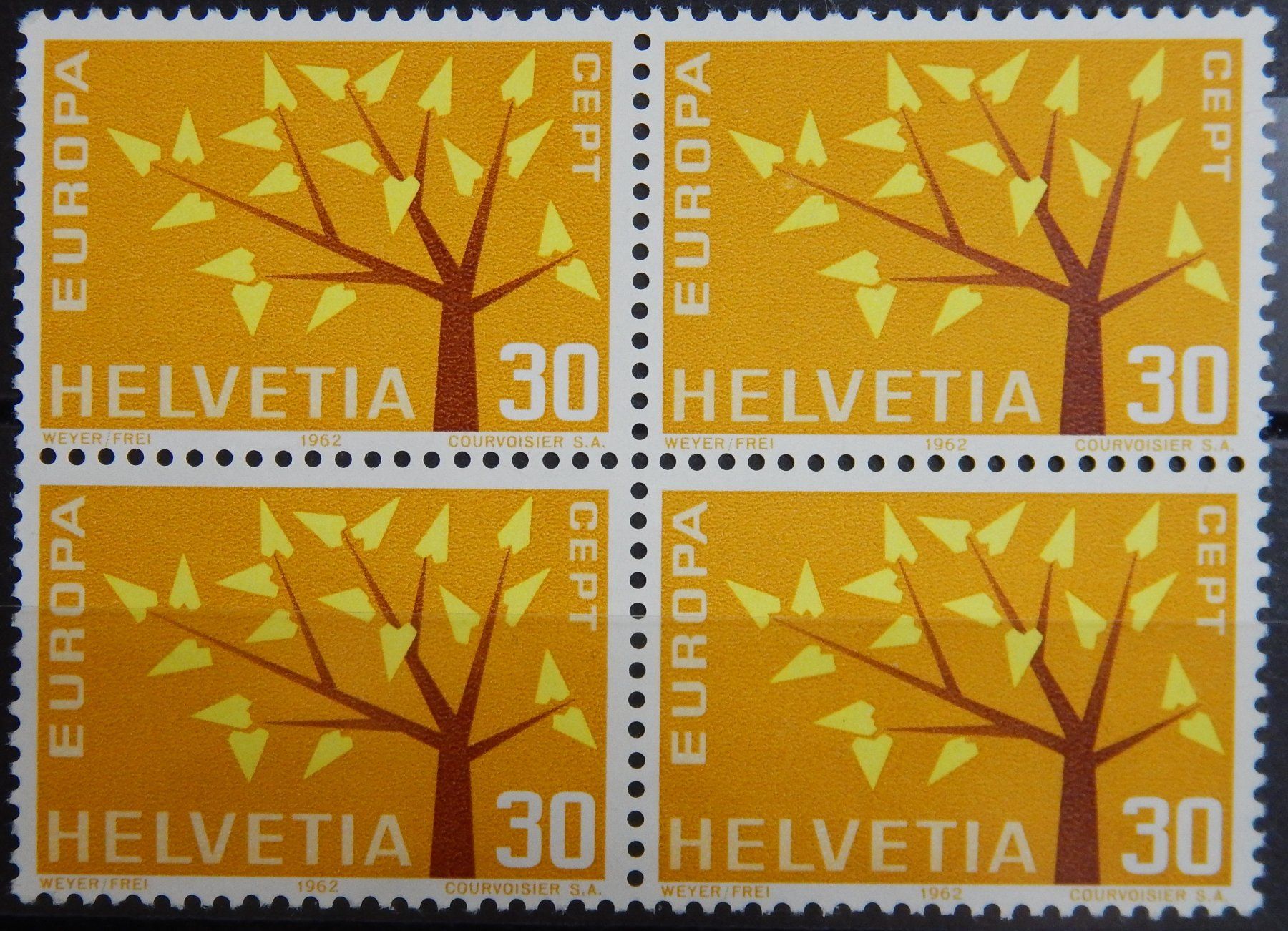 Alle Briefmarken: Schweiz Kat. 389 Ab ** 1962 – Gebraucht aus Zürich von Muehlekauf