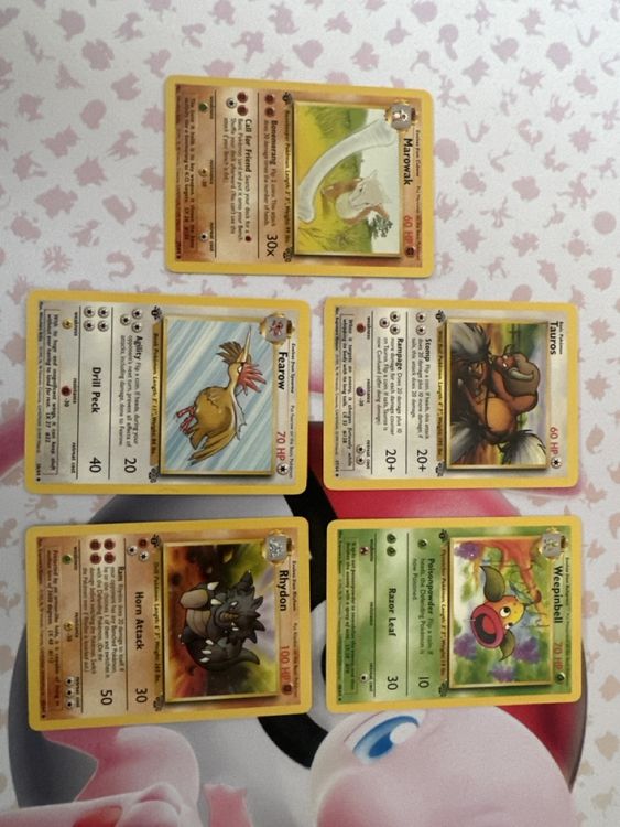 5 First Edition Jungle Pokémon Karten | Kaufen auf Ricardo