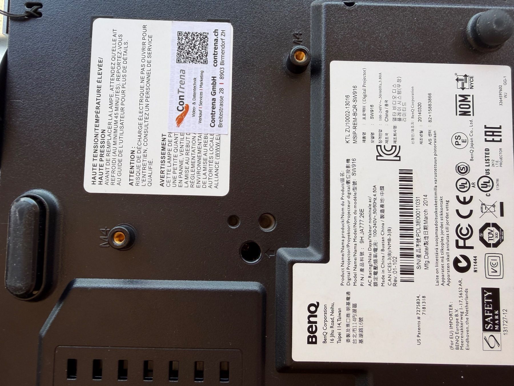 BenQ Videoprojektoren: Beamer BenQ SW916 – Gebraucht aus Forch von jurajkrumpal 1