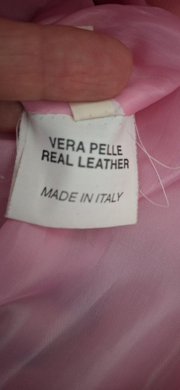 Giacche: Veste courte cuir rose 36 – Usato da St-Triphon venduto da Jldr0 5
