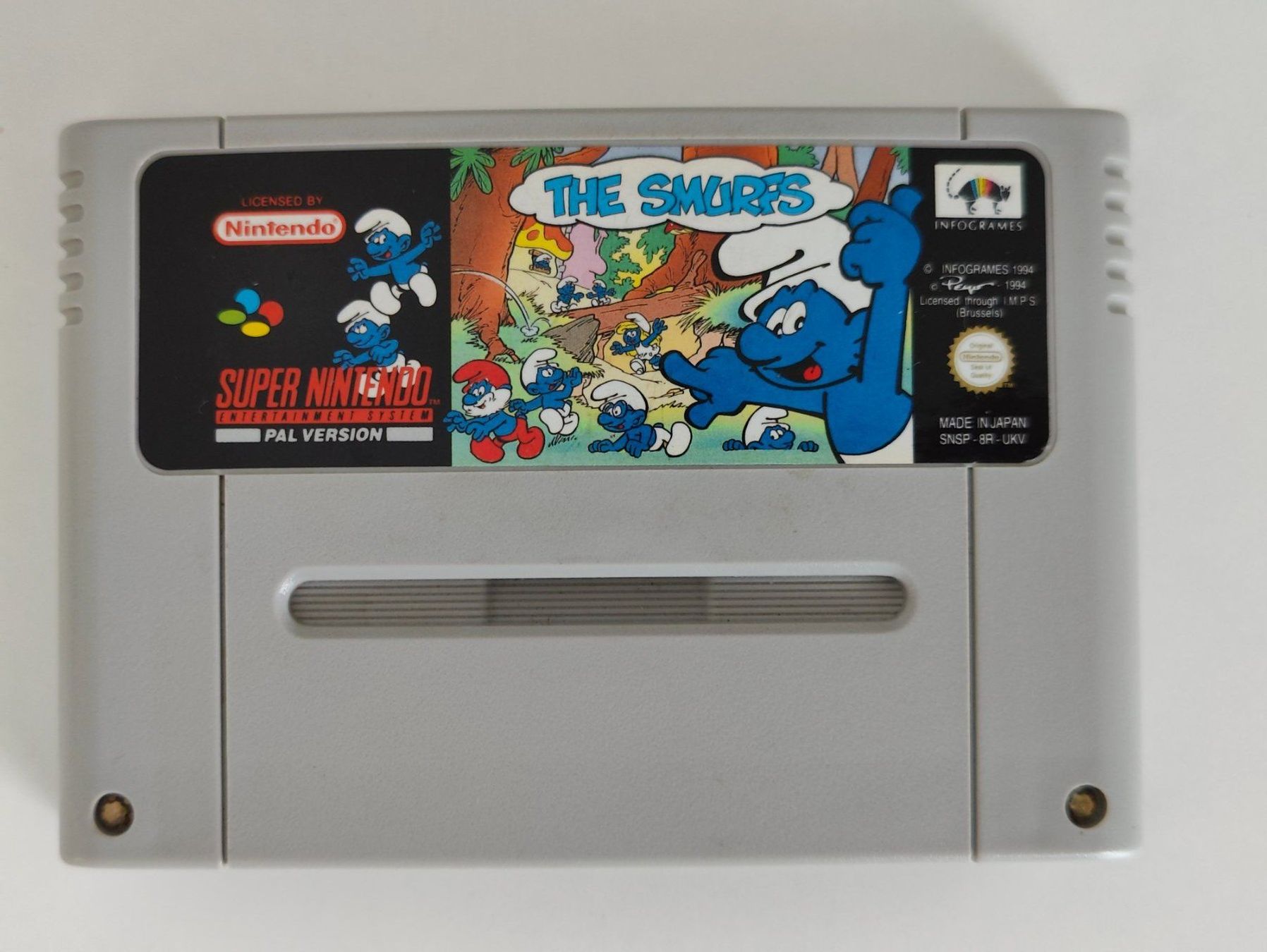 Nintendo Giochi: Die Schlümpfe Super Nintendon SNES – Usato da Dintikon venduto da Nightcom