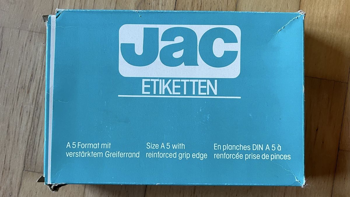 Sticker: Klebe-Etiketten 3.5 x 6.7 cm – Nuovo (secondo la descrizione) da Ursenbach venduto da weg_75xn