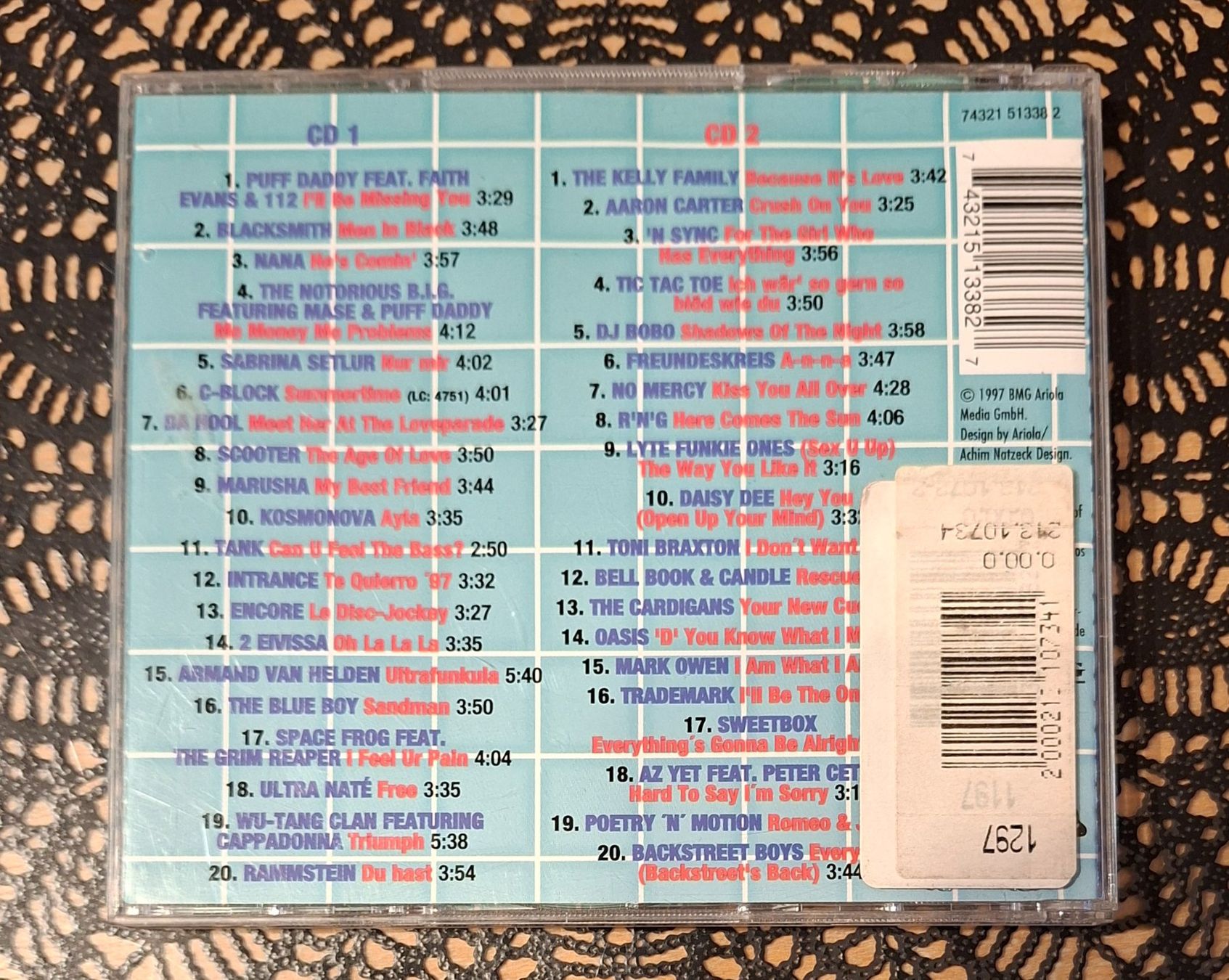 CD: Just The Best Vol. 13, 2CD Hit Compilation Sampler 1997 – Usato da Schönenberg TG venduto da breiti12 1