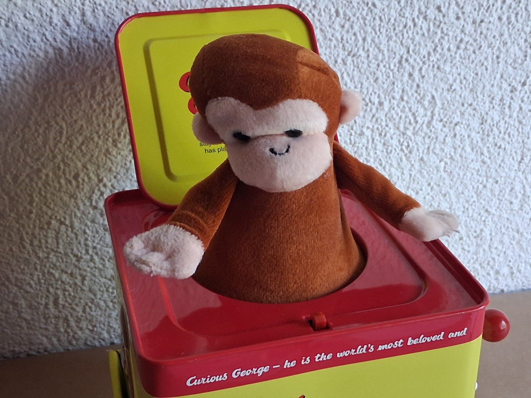 Giocattoli: Curious George.Musik Jack in Box. Neuwertig – Nuovo (secondo la descrizione) da Hagendorn venduto da siwasi3 4