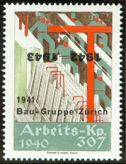 Alle Briefmarken: Arbeits Kp 307 – Gebraucht aus Zürich von yago-rot