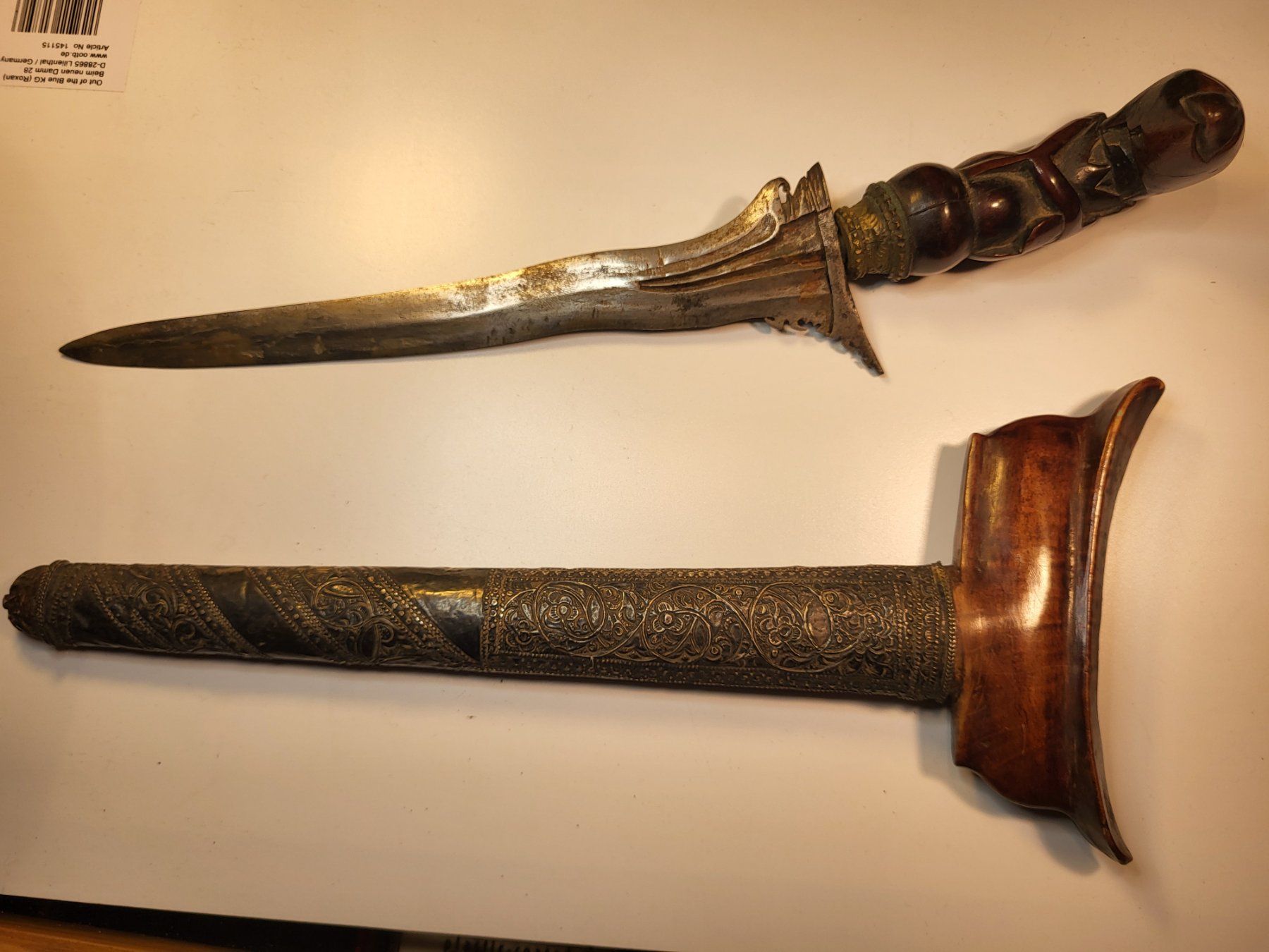Posate: Indonesischer kris dolch messer antik – Usato da Turbenthal venduto da kai_6277