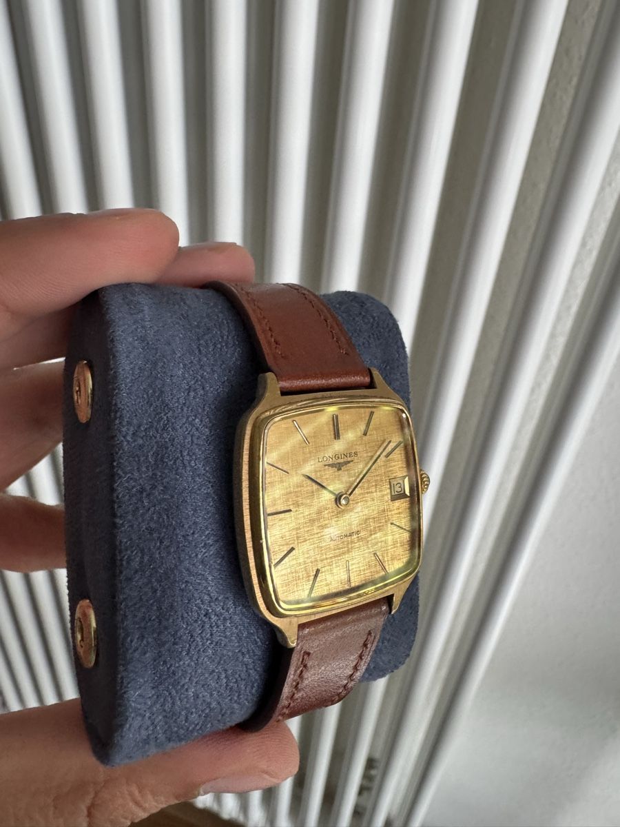 Longines Orologi: Longines Automatic Linen Dial  Ref. 4200 (1977) – Usato da Basel venduto da Wolfofvintagewatches 2