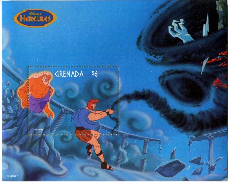 Alle Briefmarken: Block "Walt Disney. Hercules". Grenada. – Neu und originalverpackt aus Basel von Butsch5