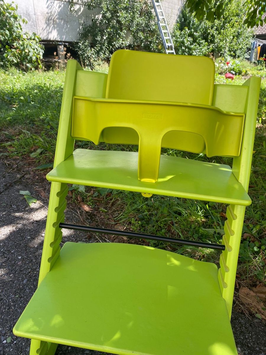 Stokke Chaises hautes: TripTrap Stokke Grün – D'occasion à Zofingen par Army07