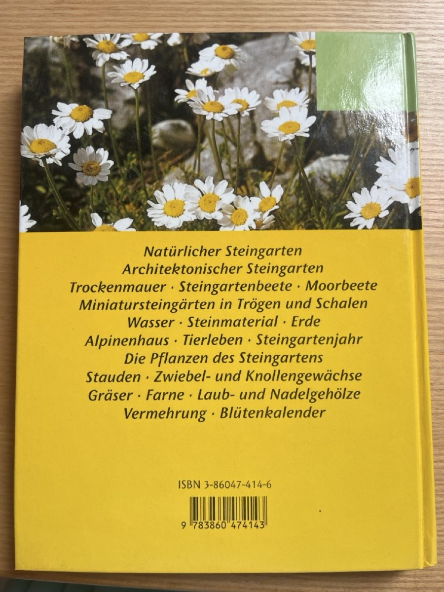 Livres: Buch DER STEINGARTEN von Wilhelm Schacht – Neuf (Voir description) à Kaisten par saleforfun 3