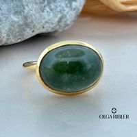 Unikate Silber Ring 925 mit Turmalin Grösse 54