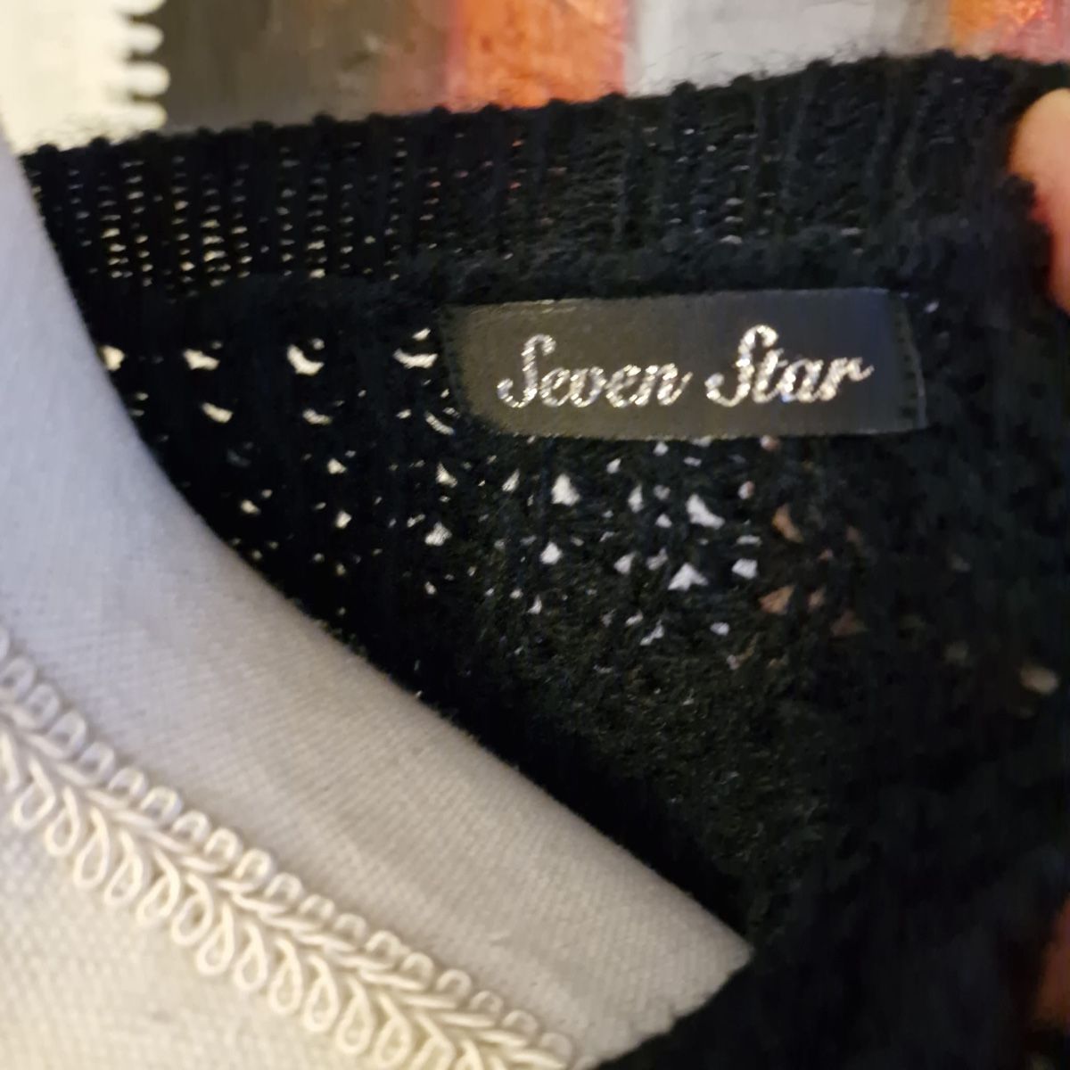 Maglioni & Felpe: Seven Star  Schwarzer Strickpullover Gr. S Wolle Mix elegant – Usato da St. Gallen venduto da mania03 2