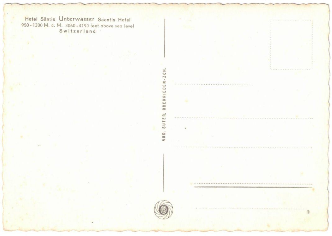 Cartoline postali: Unterwasser - Standseilbahn Iltios – Usato da Binningen venduto da Mountainrider 1