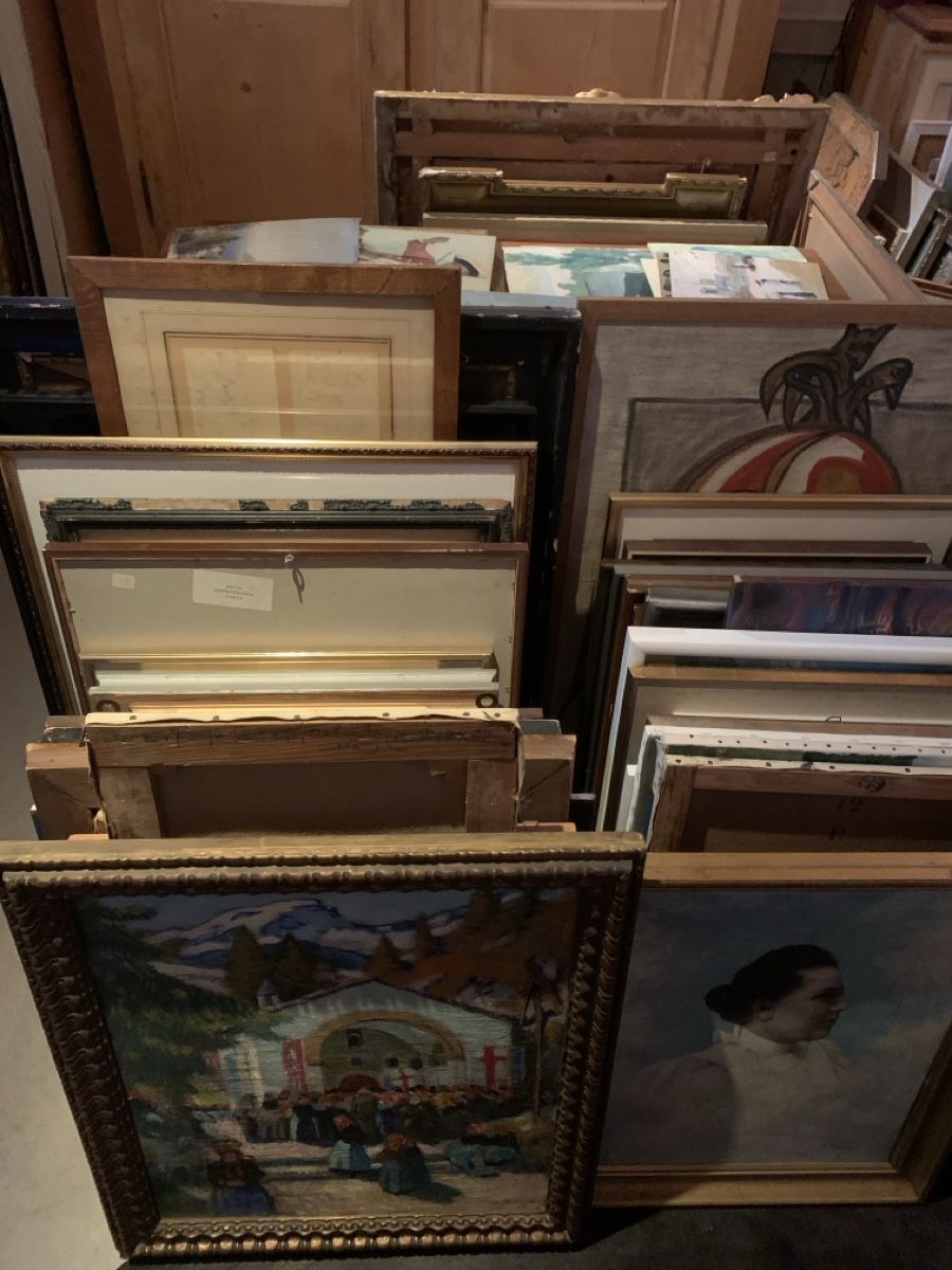 Dipinti: Grosse Kunstsammlung zu verkaufen – Usato da Wolfhalden venduto da SecondAntique 1