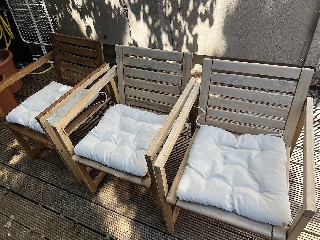 Set de table et chaises: Gesamte Terrasseneinrichtung – D'occasion à Kirchberg BE par rebi_sarah 2