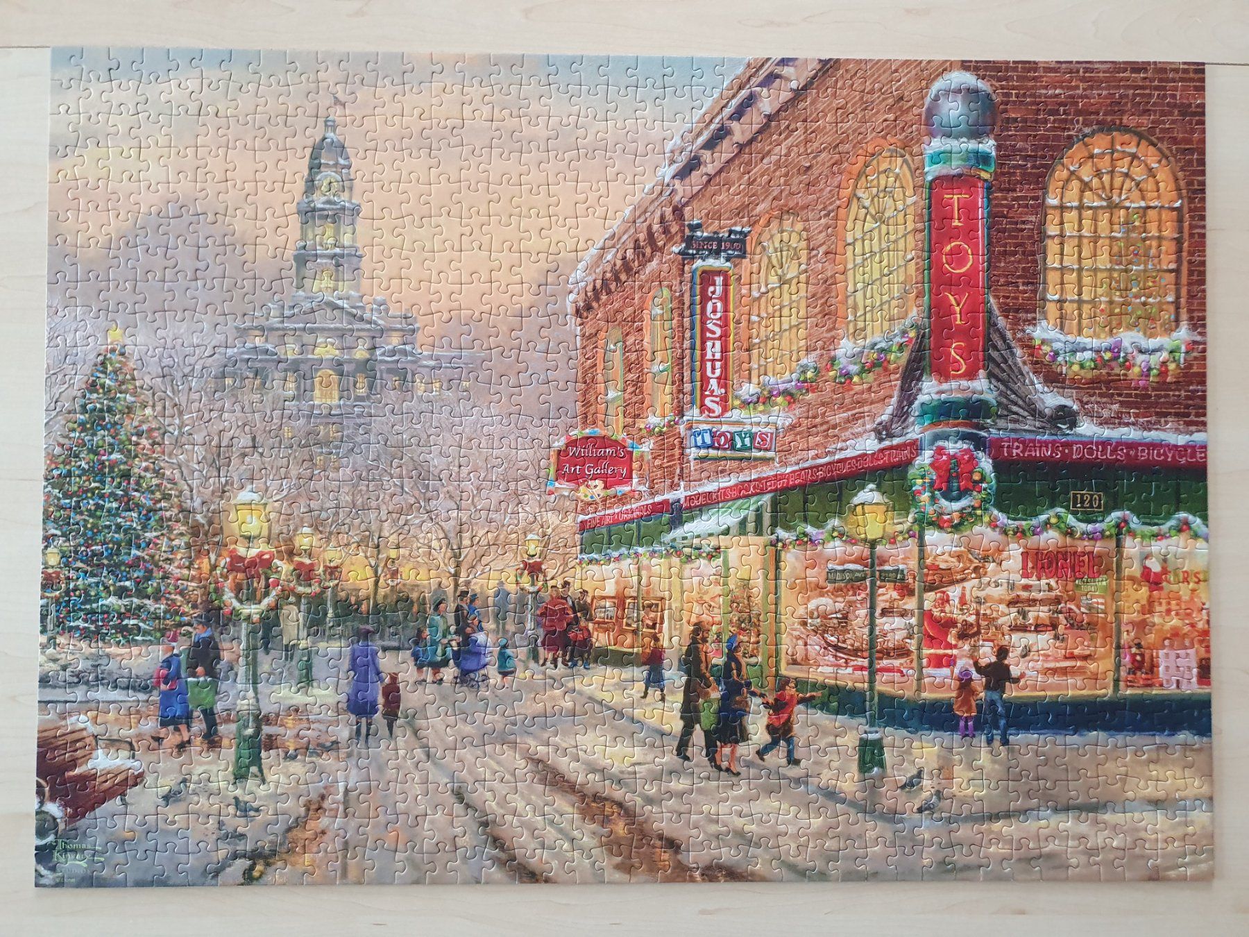 Puzzles: Schmidt Puzzle Weihnachten - 1000 Teile – Gebraucht aus St. Margarethen TG von Schachmatt 1