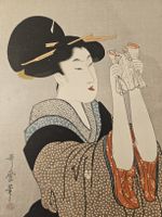 Utamaro Kitagawa Farbholzschnitte