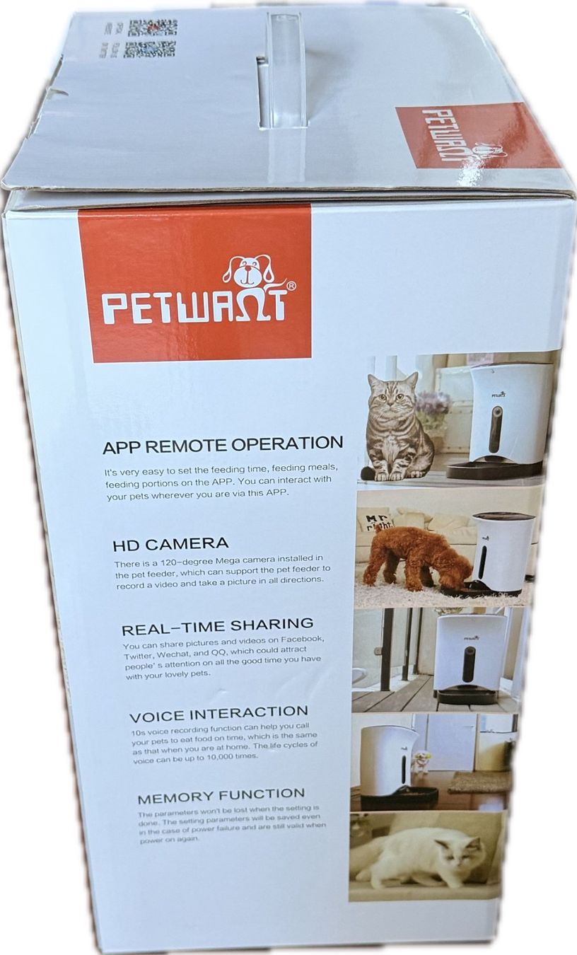 Mangimi: PETWANT Smart Pet Feeder App Control HD Camera Neu – Usato da Finstersee venduto da MadRaymond 2