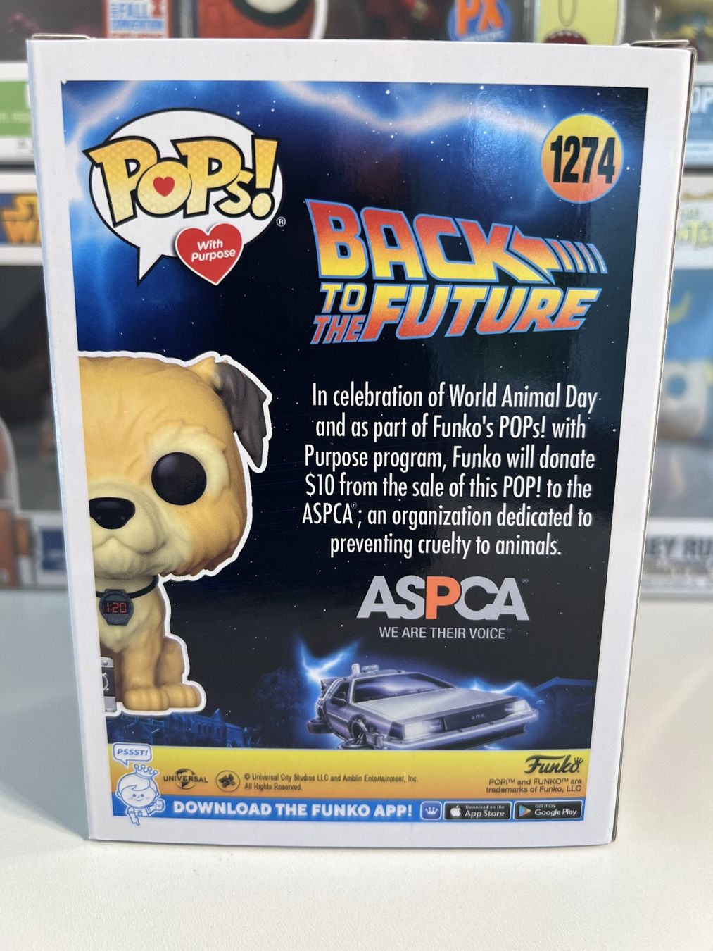 Funko Figuren: Funko POP! Retour vers le Futur Einstein with Remote Control – Neu und originalverpackt aus Le Mouret von  2