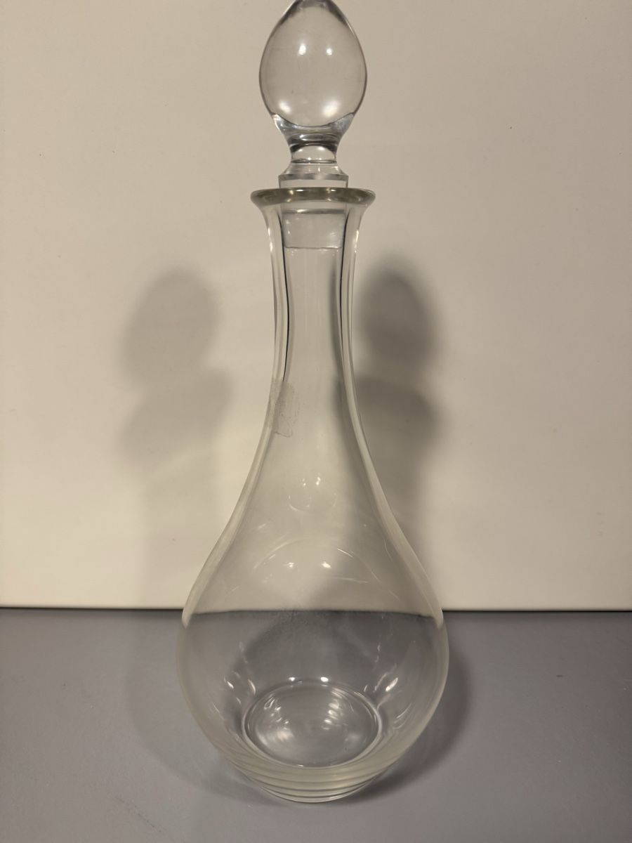 Caraffe: Glas-Karaffe Weinkaraffe Dekanter mit Stopfen - Design – Usato da Zürich venduto da Nobs1