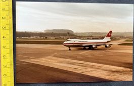 Swissair -Flugzeug/ Flugplatz wo? 1979 Kodak Photo