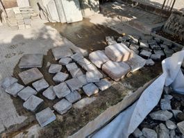 Alte gebrauchte Pflastersteine, ideal für Ihren Garten!