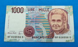 Italien: 1000 Lire Montessori 1990-2001, SS.