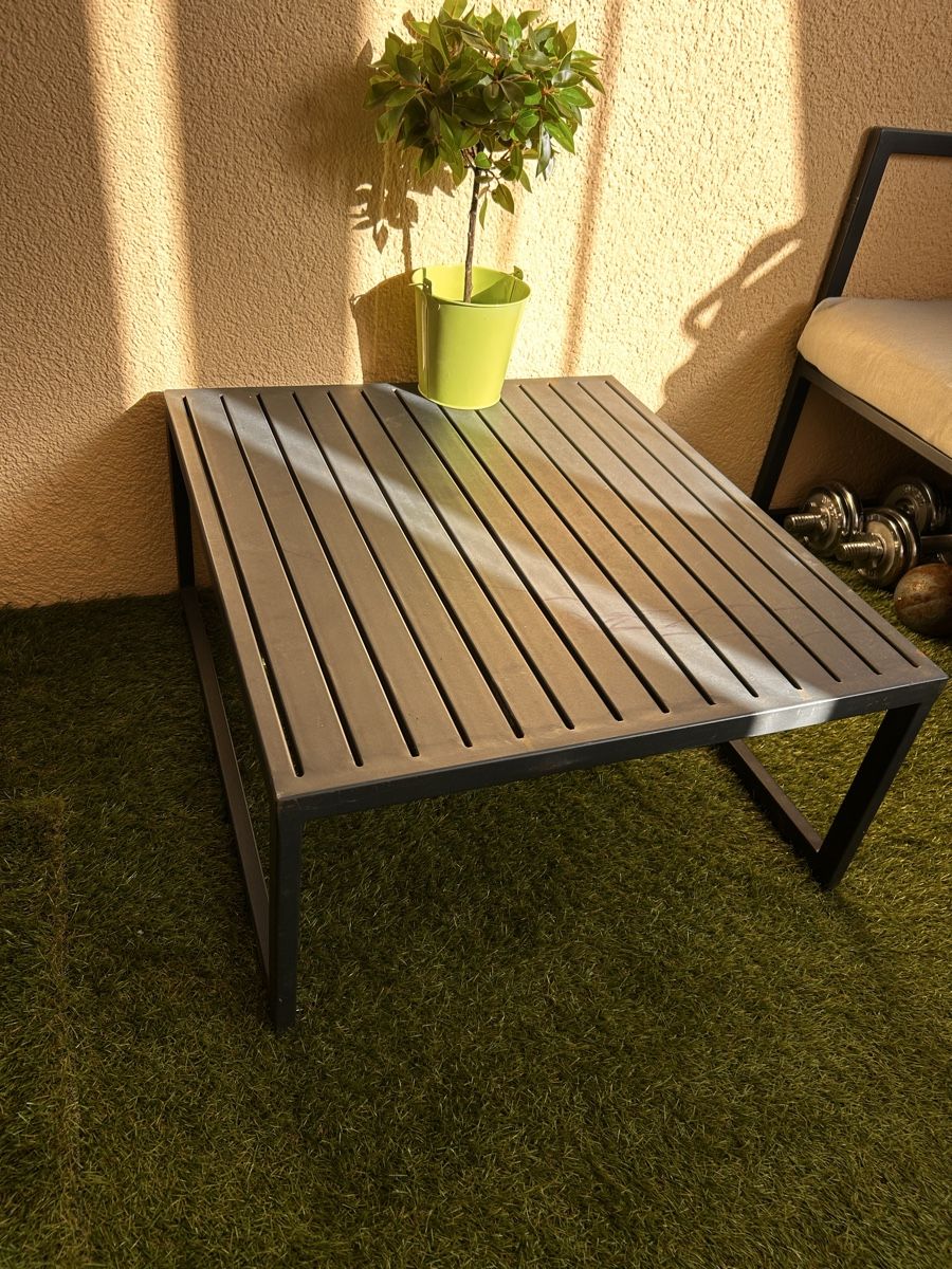 Tischset: Gartenmöbel Set 4-teilig Stahl/Stoff  – Gebraucht aus St. Gallen von Tina_tina9 4