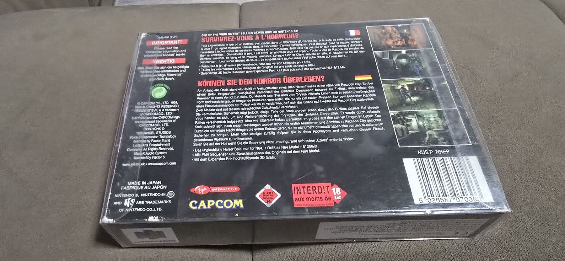 Nintendo Giochi: Resident Evil 2 N64 – Usato da Le Noirmont venduto da desoto55 7