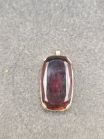 Vintage vergoldete Anhänger mit Rauchquarz Top