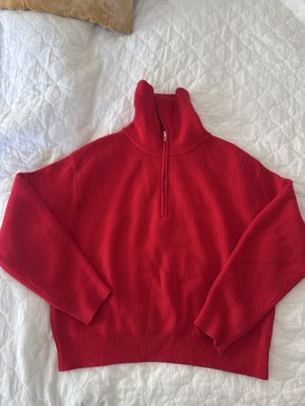 Pull Mango rouge, taille L ! ❤️