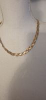 Kette geflochten bicolor Gold-Silber-Look 