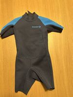 Neoprenanzug Shorty Surfen 100 Neopren 1,5 mm Kinder blau