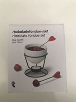 Schokoladenfondue-Set mit 2 Gabeln 1 mal gebraucht 