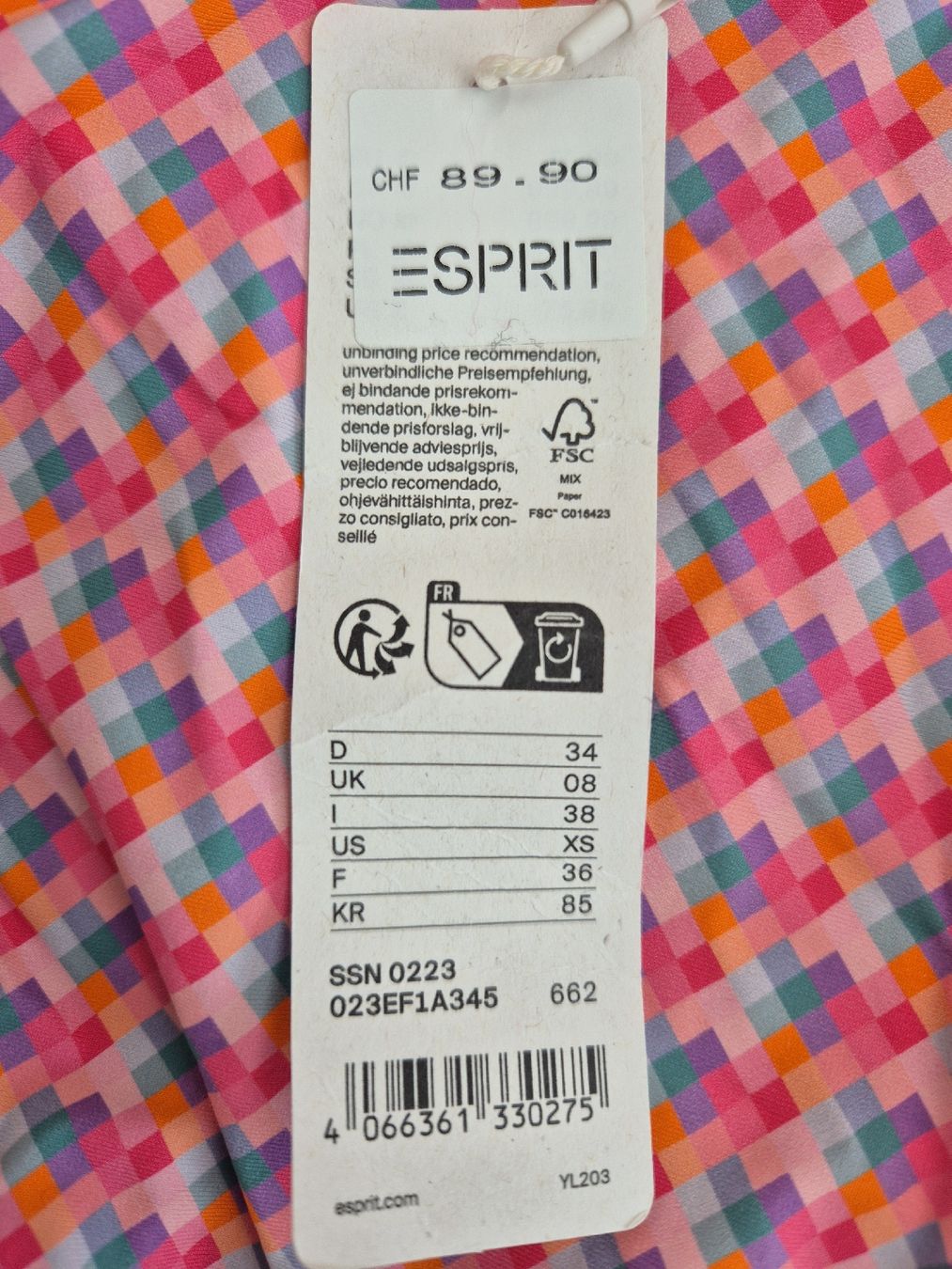 Esprit Costumi da bagno & Bikini: Neuer Esprit Badeanzug Grösse 34 – Nuovo e nell'imballaggio originale da Thalwil venduto da murme 2