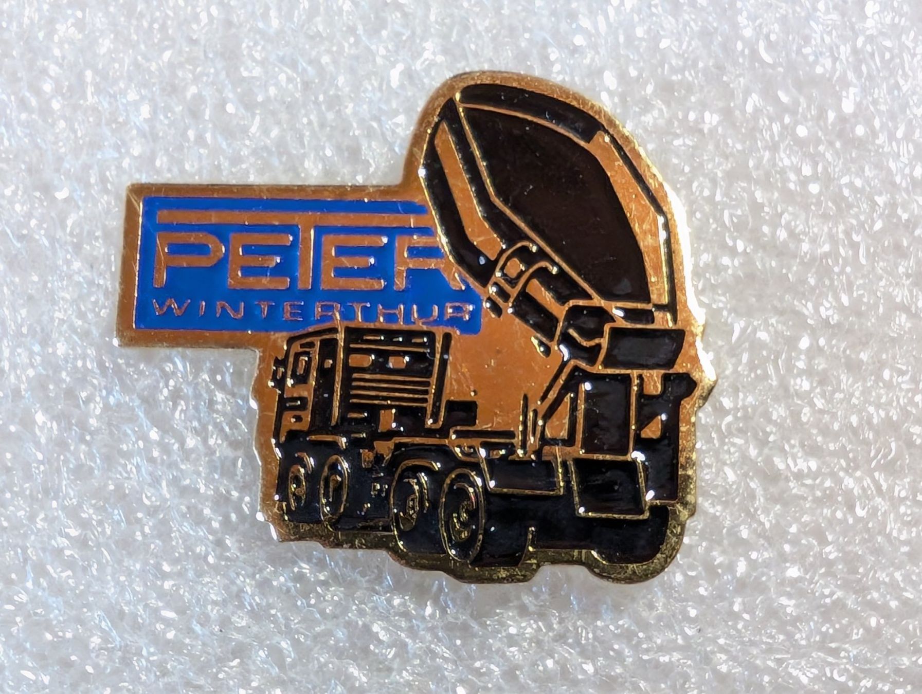 Placchette & Badge: Ansteckpin 286: LKW Peter Winterthur – Usato da Oppligen venduto da Pin-Fall-Shop