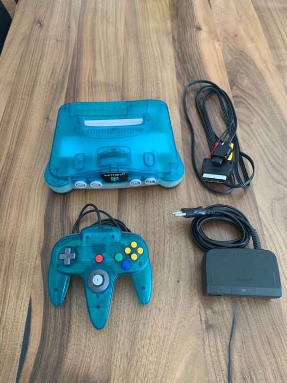 Nintendo 64 Konsole transparent Clear Blue N64 (Gebraucht) in Sargans ...