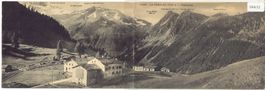 Le col de la Forclaz - Panorama - Doppelkarte