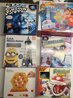 6 Kinderspiele Ravensburger Hasbro Mario Konvolut gebraucht