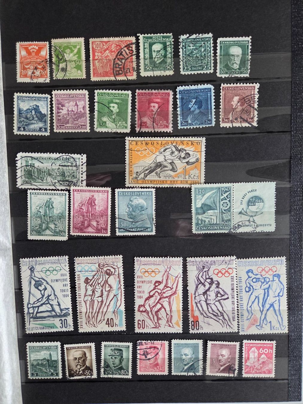 Tutti i francobolli: Briefmarken, Tschechoslowakei, Vintage, Top! – Usato da Luzern venduto da Kartenansicht