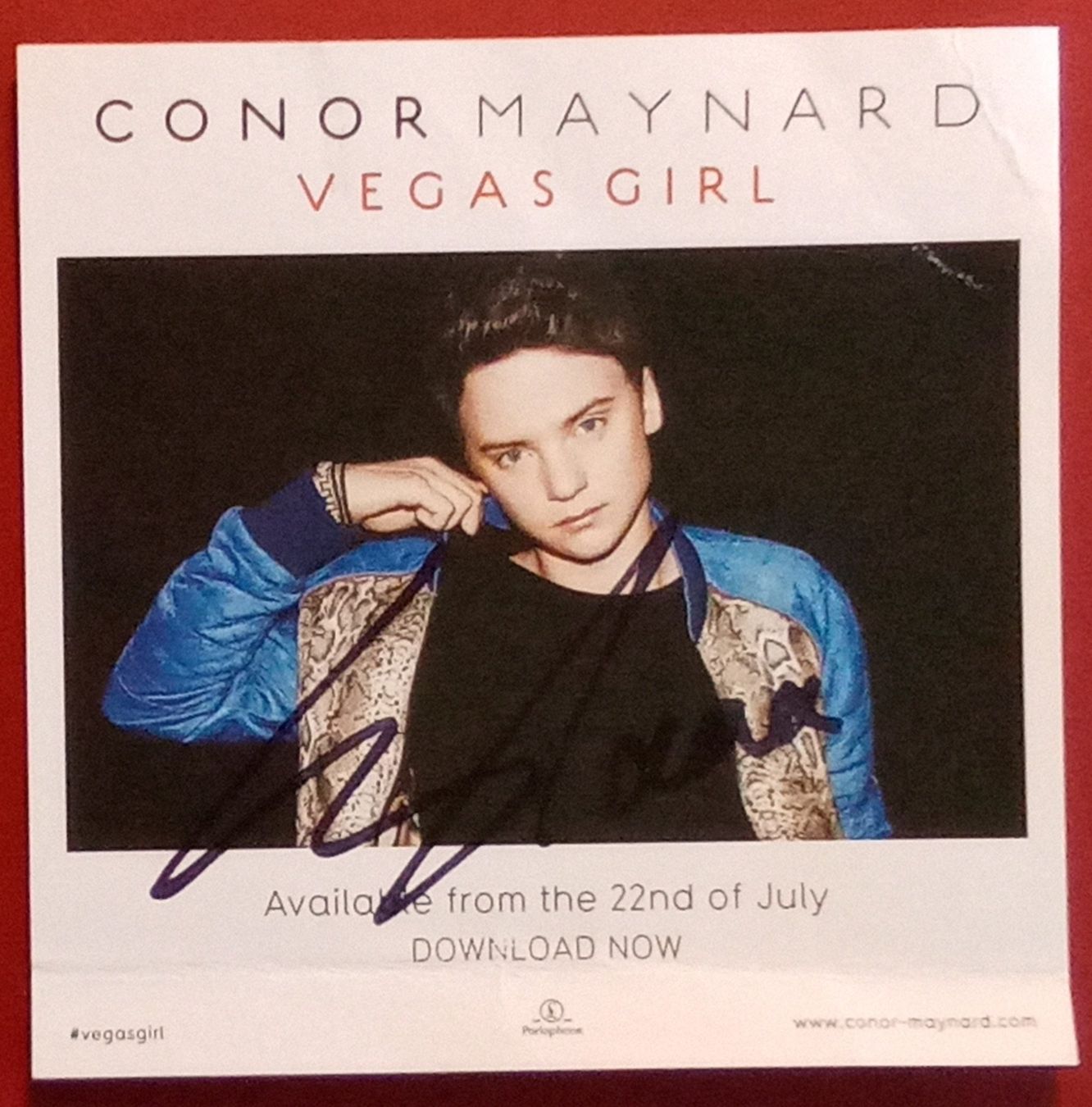 Autografi: Conor Maynard Autogramm signiert CD-Booklet 12x12cm – Usato da Bischofszell venduto da Gottselig