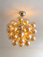 Moderne Bubble Pendelleuchte / Deckenlampe – Rauchglas
