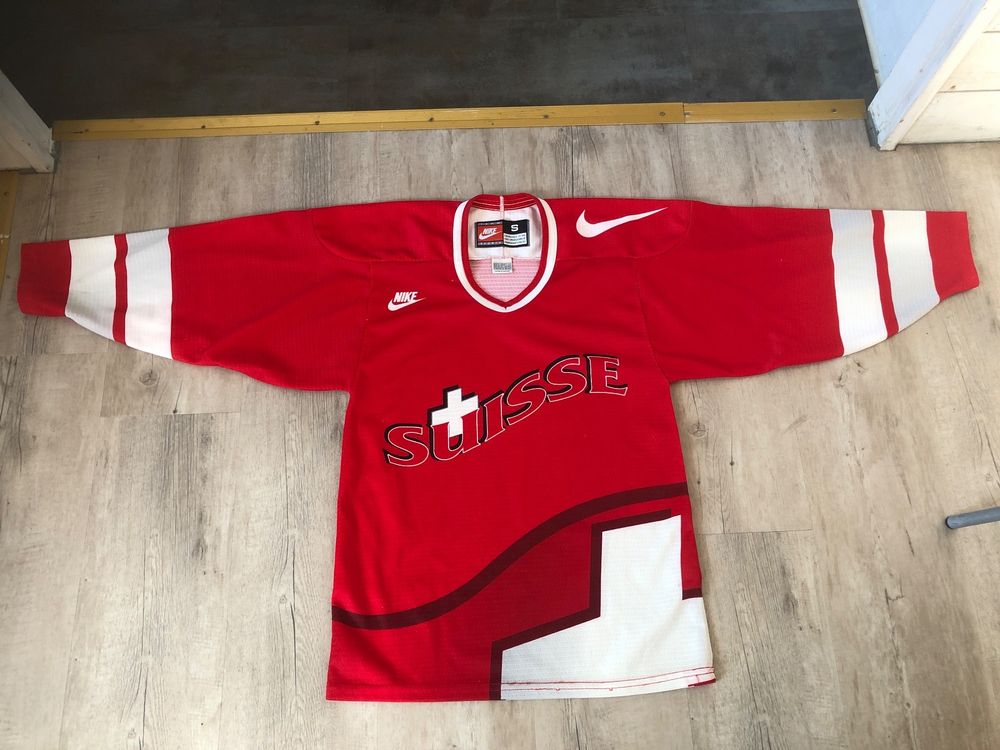 Maillot de Hockey sur Glace de la Suisse Schweiz Nike S Acheter